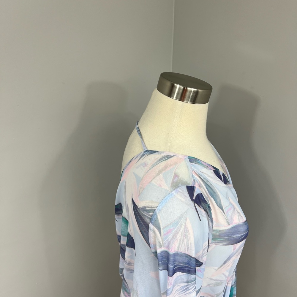 Fabletics Blue Mesh Top - Picture 10 of 14